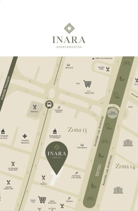 Apartamento Grande Zona 13 Aeropuerto Inara *